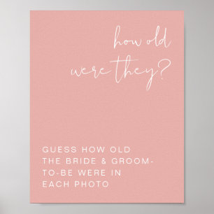 LEAH Vibrant Pastel Pink How Old Were They Sign