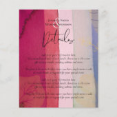 LeahG BUDGET Wedding Berry Red Purple Watercolor (Front)