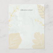 LeahG Budget Wedding Gold Gray Fall Leaves (Back)