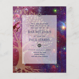 LeahG Elegant Chic Bar Mitzvah Jewish Torah Chic Flyer