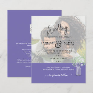 LeahG PHOTO OVERLAY Gypsophila Wedding Invite