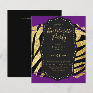LeahG Pretty Girly Bachelorette Glam Animal Prints