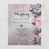 LeahG Silver Navy Rosegold PInk Floral Wedding (Front)