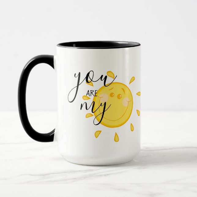 LeahG You Are My Sunshine Love You To Moon Back  Mug (Left)