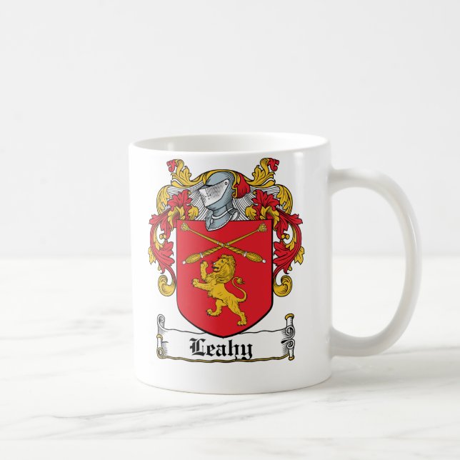 Leahy Family Crest Coffee Mug (Right)