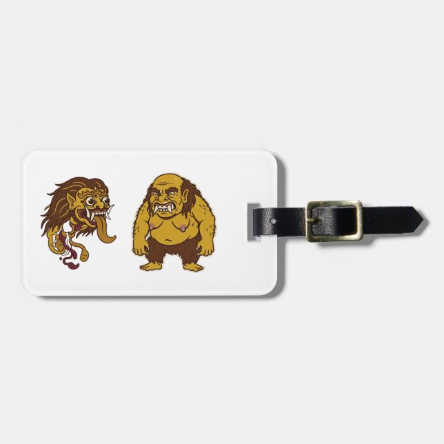 Leak & Celuluk Luggage Tag (Front Horizontal)