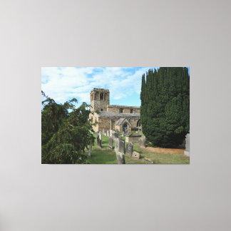 Leake Medieval English Church Canvas Print