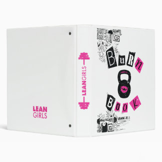 Lean Girls Burn Book Fitness Gym Binder