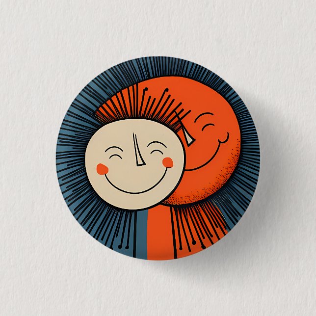 Lean on each other button (Front)
