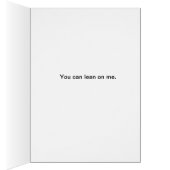 Lean On Me Card (Inside (Right))