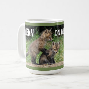 Lean On Me Text Coffee Mug