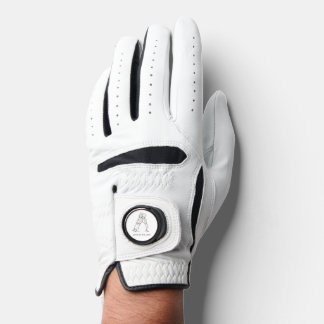Lean on the Lord Stick Figure Christian Golf Glove