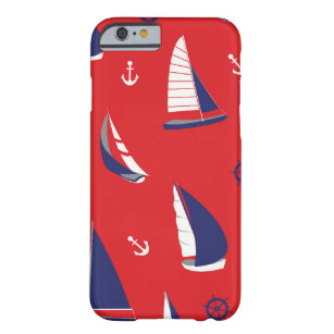 Lean Sailboat Pattern Barely There iPhone 6 Case