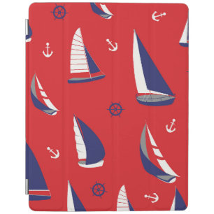 Lean Sailboat Pattern iPad Smart Cover