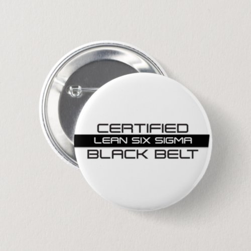 Lean Six Sigma Black Belt Button