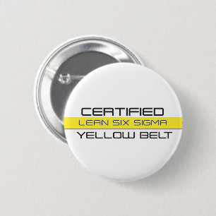 Lean Six Sigma Yellow Belt Button