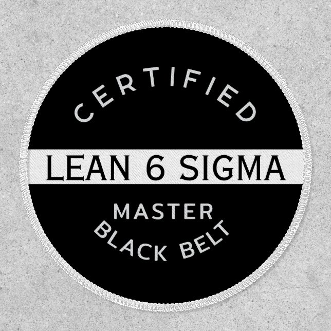 Lean SS Patch Certified Master Black Patch (Front)