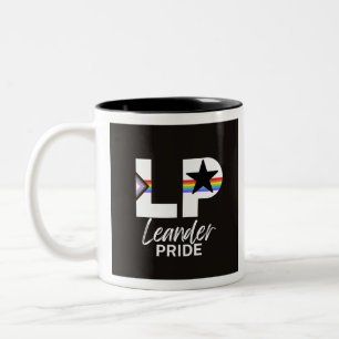 Leander PRIDE Merch! Two-Tone Coffee Mug