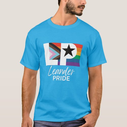 Leander PRIDE Progressive Flag T_shirt