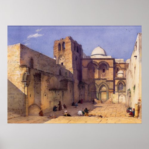 Leander Russ The Church of the Holy Sepulcher Poster