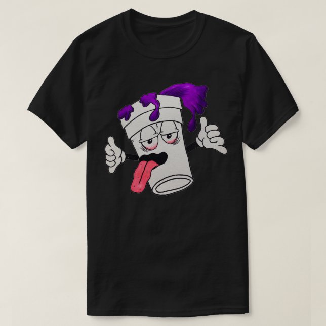 Leaned Out Double Cup T-Shirt (Design Front)