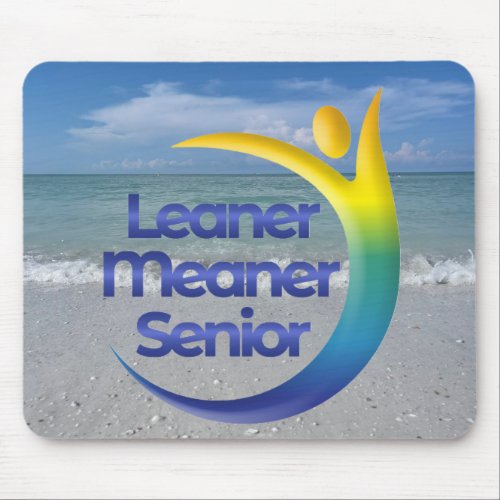 Leaner Meaner Senior Mouse Pad Siesta Key Edition Mouse Pad