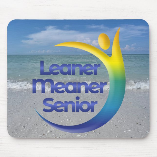 Leaner Meaner Senior Mouse Pad, Siesta Key Edition Mouse Pad (Front)