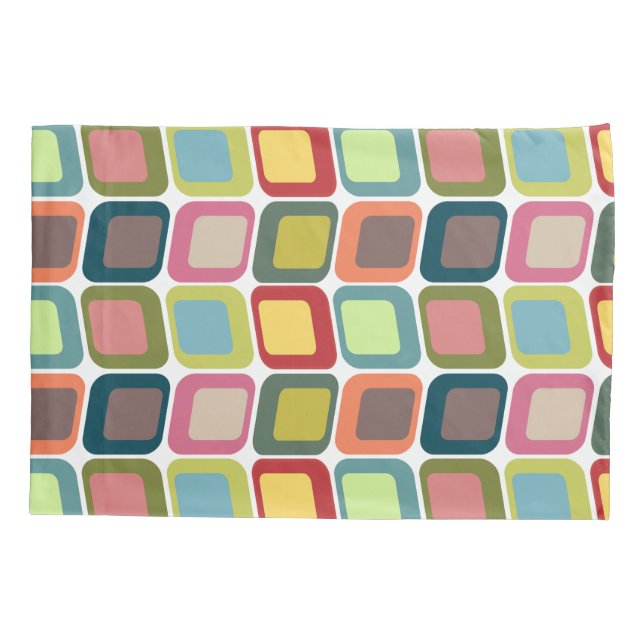 Leaning Rectangles  Pillow Case (Back)