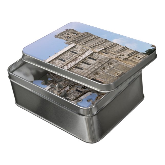 Leaning Tower of Pisa and Cathedral - Pisa, Italy Jigsaw Puzzle (Lid Open)