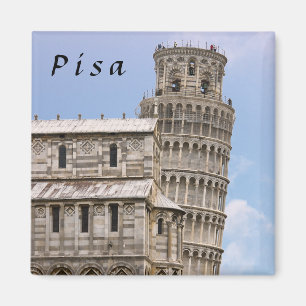 Leaning Tower of Pisa and Cathedral - Pisa, Italy Magnet