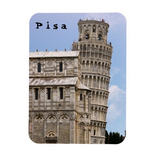 Leaning Tower of Pisa and Cathedral _ Pisa Italy Magnet