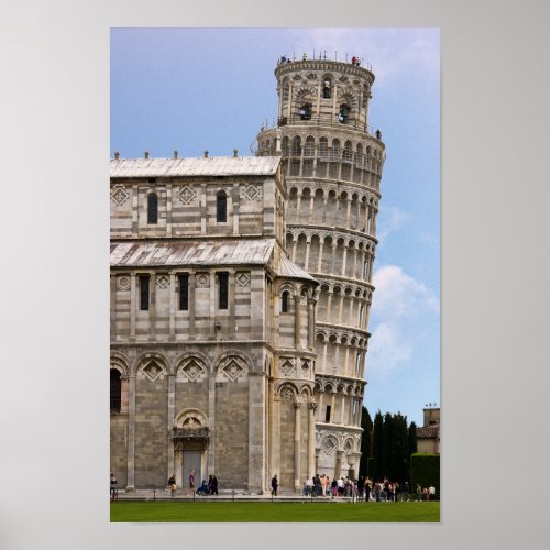 Leaning Tower of Pisa and Cathedral _ Pisa Italy Poster