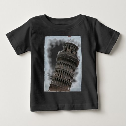 Leaning Tower of Pisa Baby T_Shirt