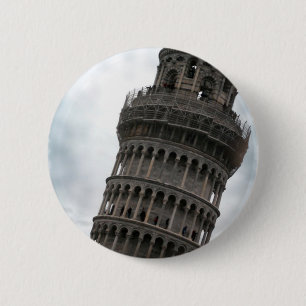 Leaning Tower of Pisa Button