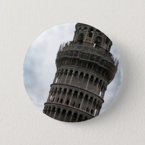 Leaning Tower of Pisa Button