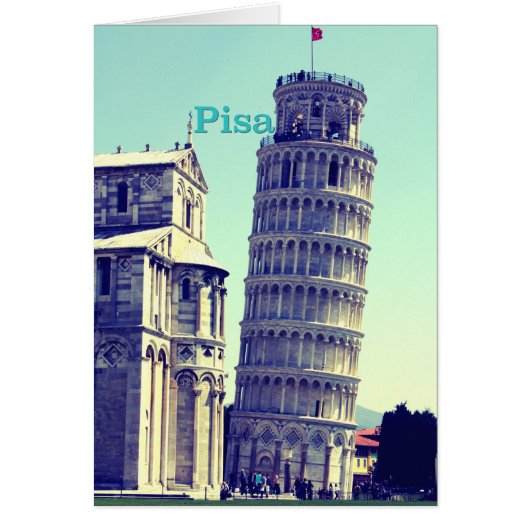 Leaning Tower of Pisa Cards (Front)