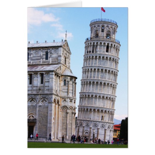 Leaning Tower of Pisa Cards (Front)