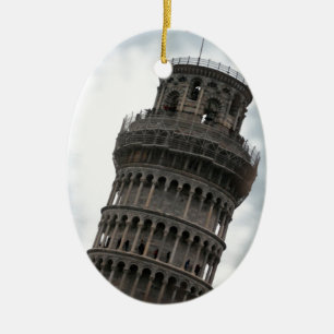Leaning Tower of Pisa Ceramic Ornament