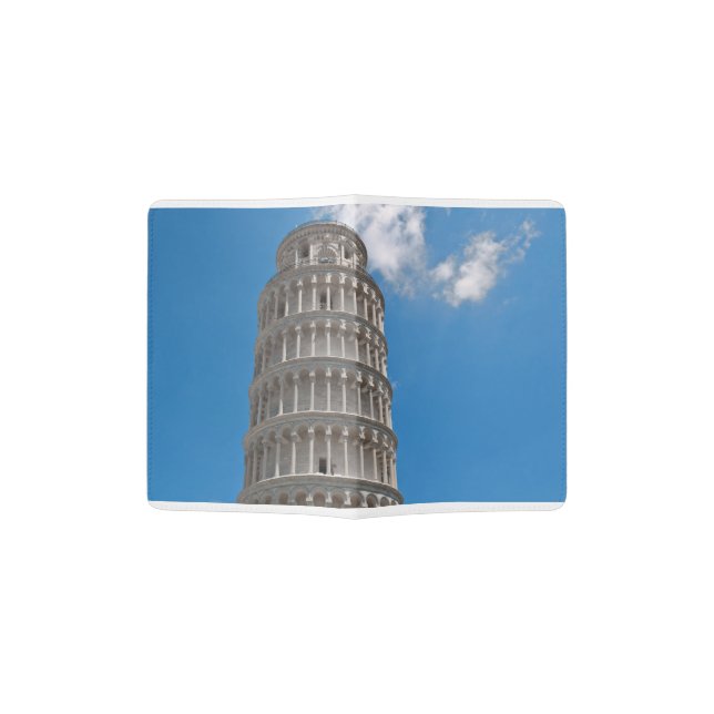 Leaning Tower of Pisa in Italy Passport Holder (Opened)
