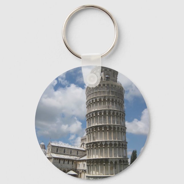 Leaning Tower Of Pisa Keychain (Front)