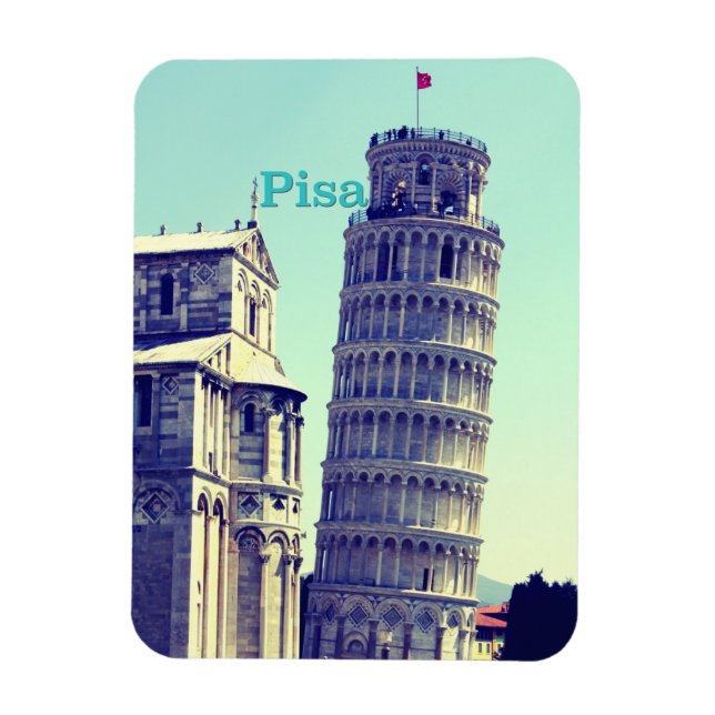 Leaning Tower of Pisa Magnet (Vertical)