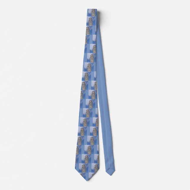 Leaning Tower of Pisa Neck Tie (Front)