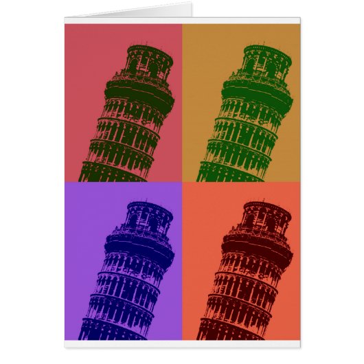 Leaning Tower of Pisa Pop Art (Front)