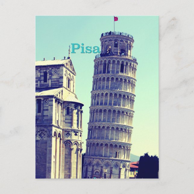 Leaning Tower of Pisa Postcard (Front)