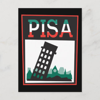 Leaning Tower Of Pisa Postcard
