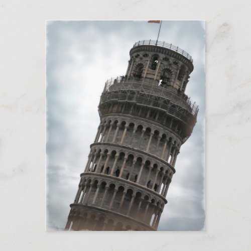 Leaning Tower of Pisa Postcard
