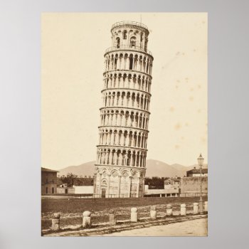 Leaning Tower Of Pisa Poster by Amazing_Posters at Zazzle