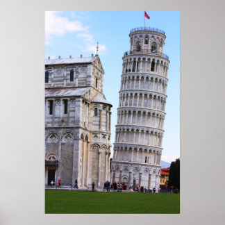 Leaning Tower of Pisa Poster