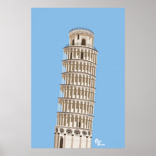 Leaning Tower of Pisa Poster | Zazzle