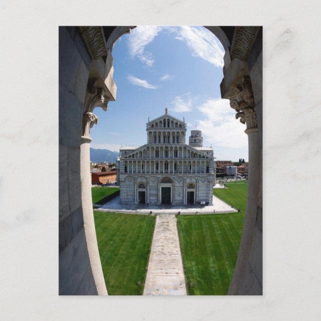 Leaning Tower Pisa, Italy Postcard (Front)